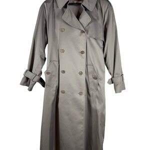 3 in 1 Trench Rain Coat warm zip out liner Neutral Petite Fit 10P NWOT